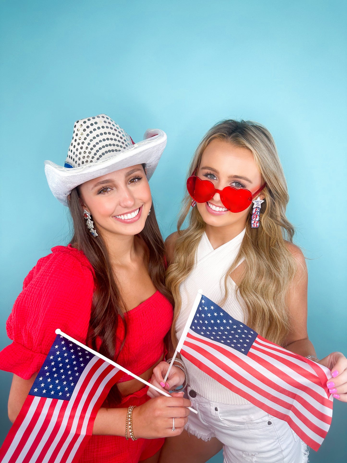 Beaded Fourth Triple Star Drops