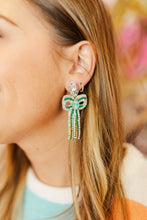 Load image into Gallery viewer, Glam Beaded Bow Drops
