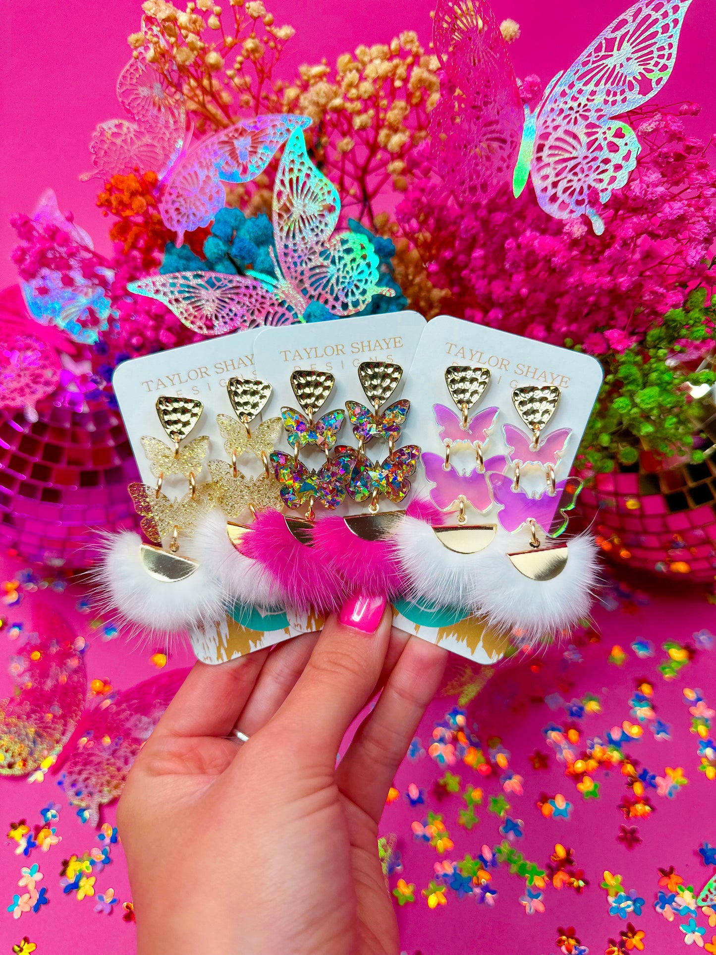 Double Butterfly Tassels