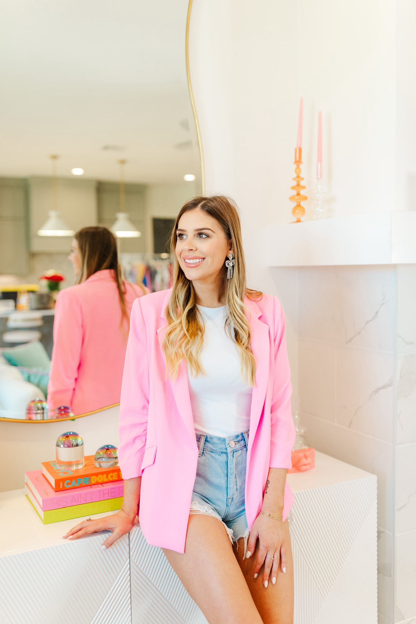 Glam Beaded Bow Drops