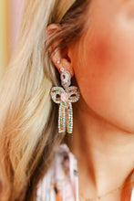 Load image into Gallery viewer, Glam Beaded Bow Drops
