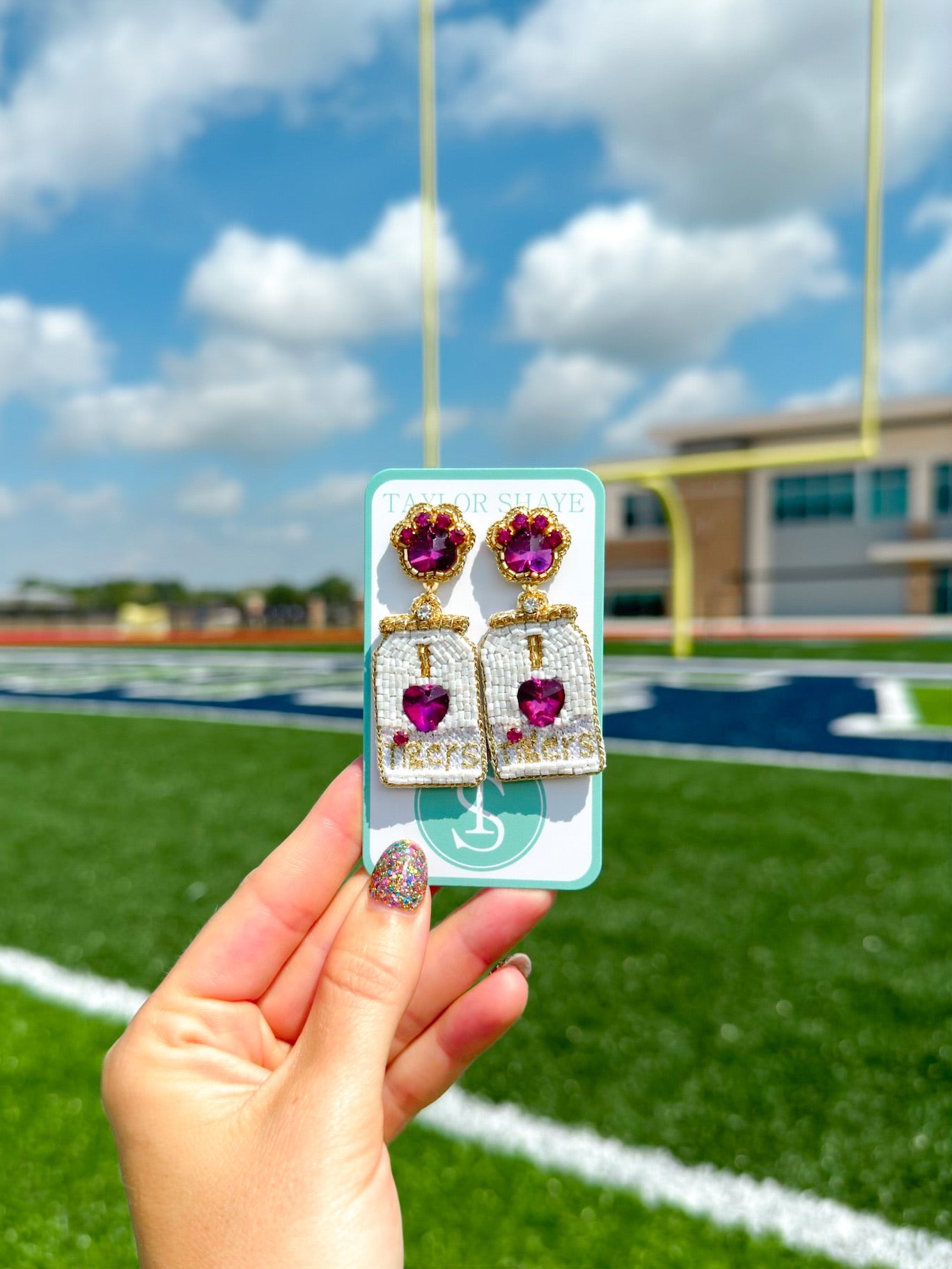 Tiger Love Beaded Cans