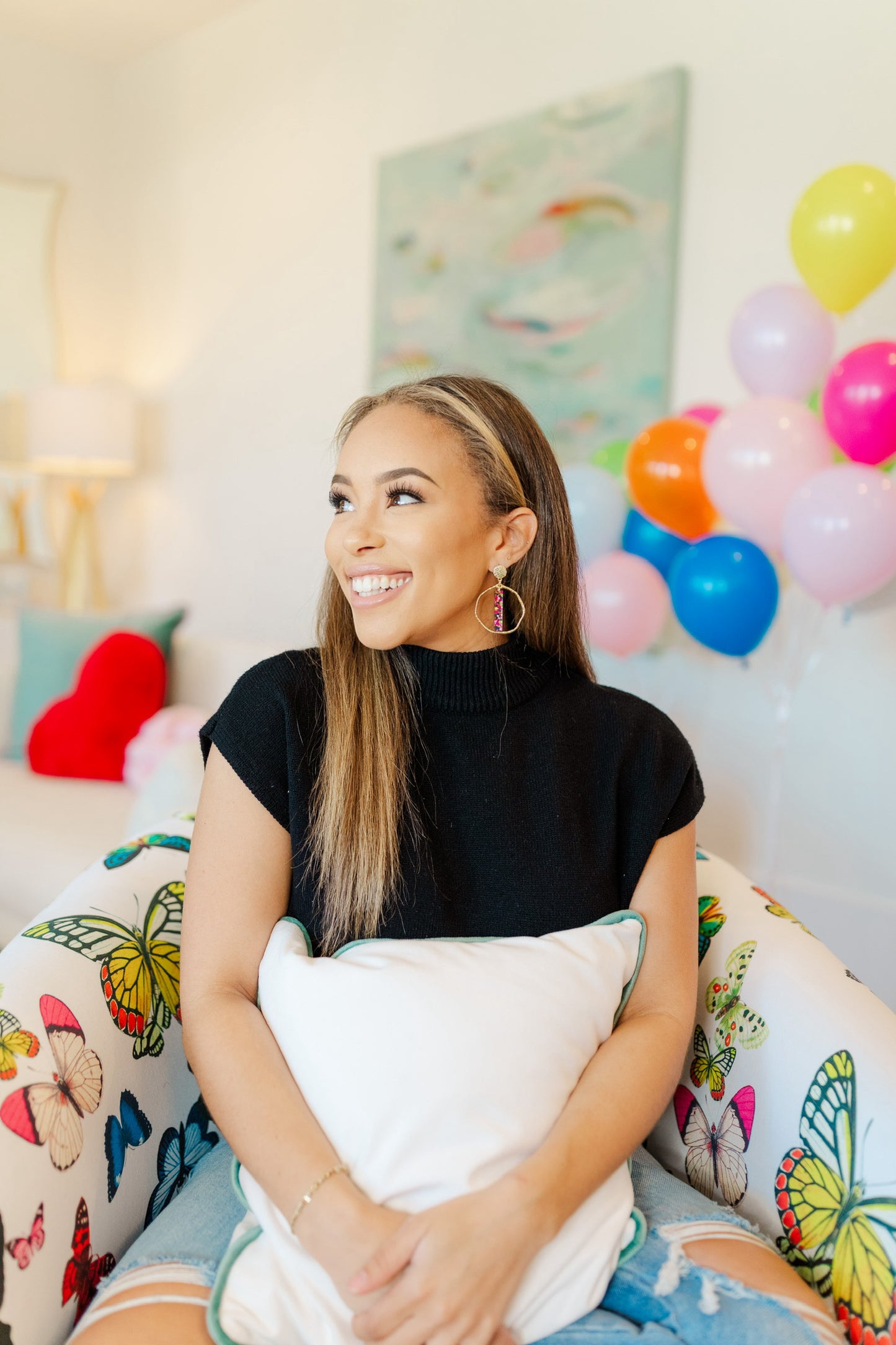 Sassy Dots Stick Hoops