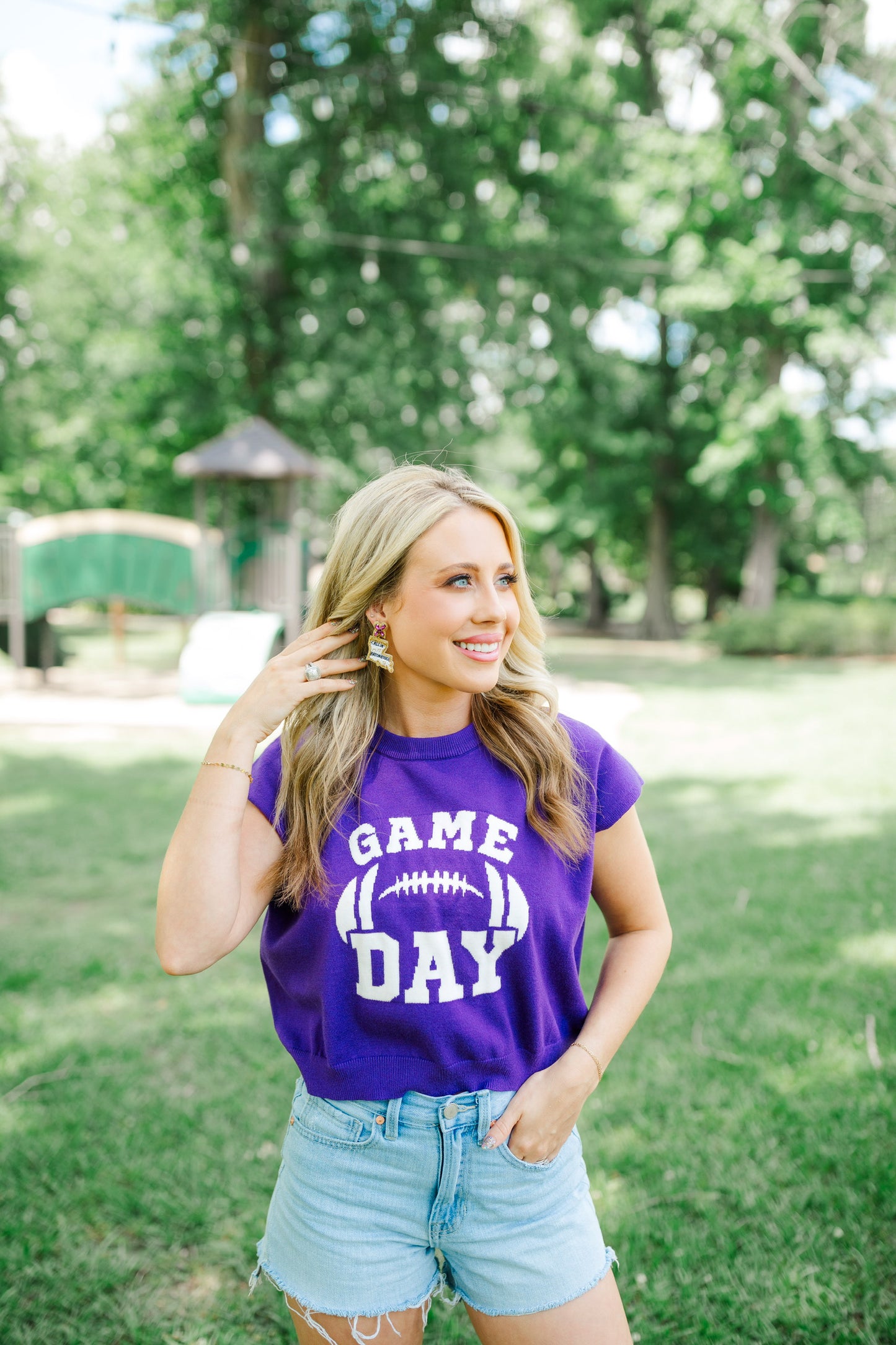 Callin' Baton Rouge Beaded Drops