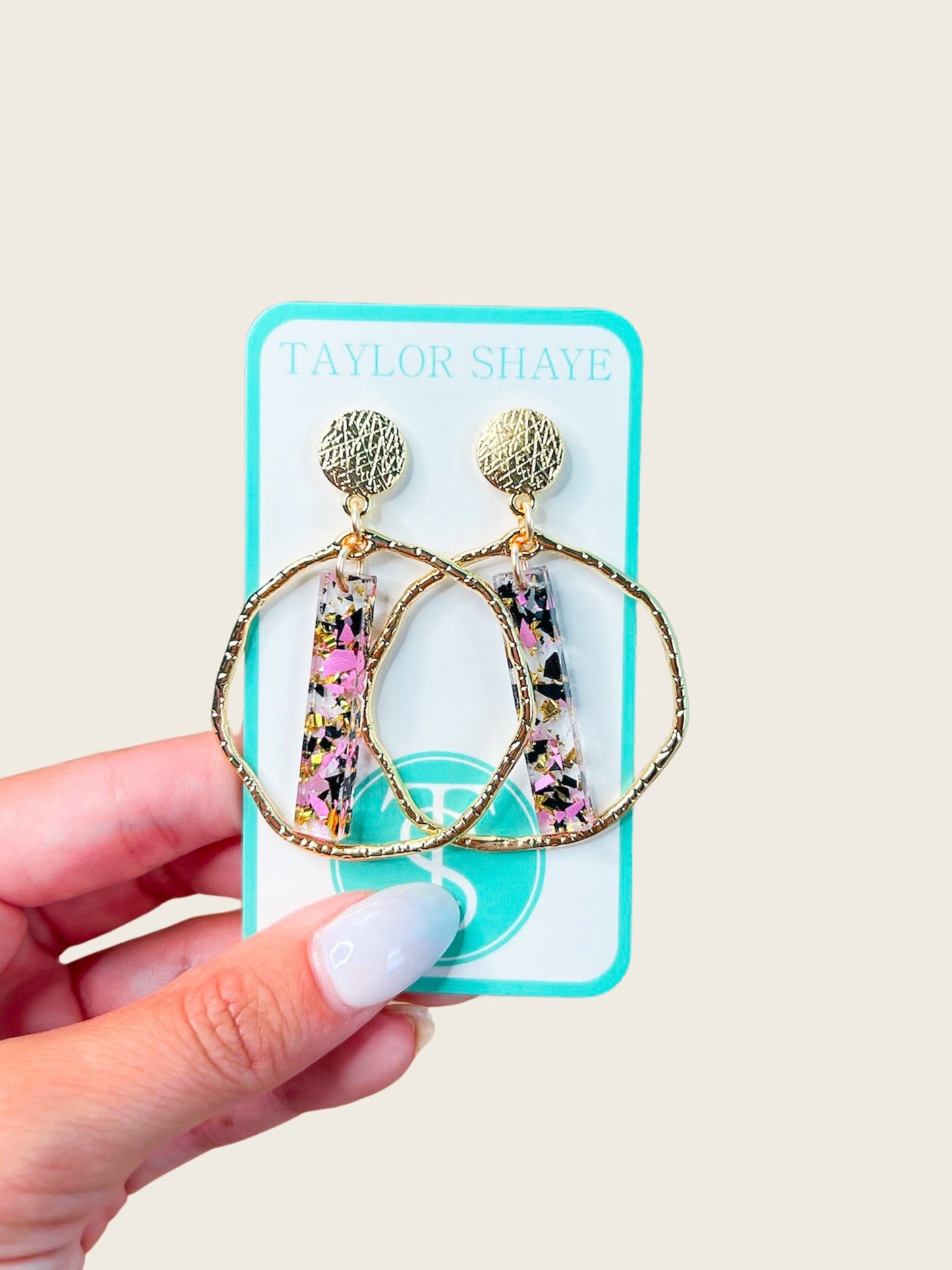 Alara Flake Stick Hoops