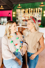Load image into Gallery viewer, Christmas Mix Glitter Top Hoops
