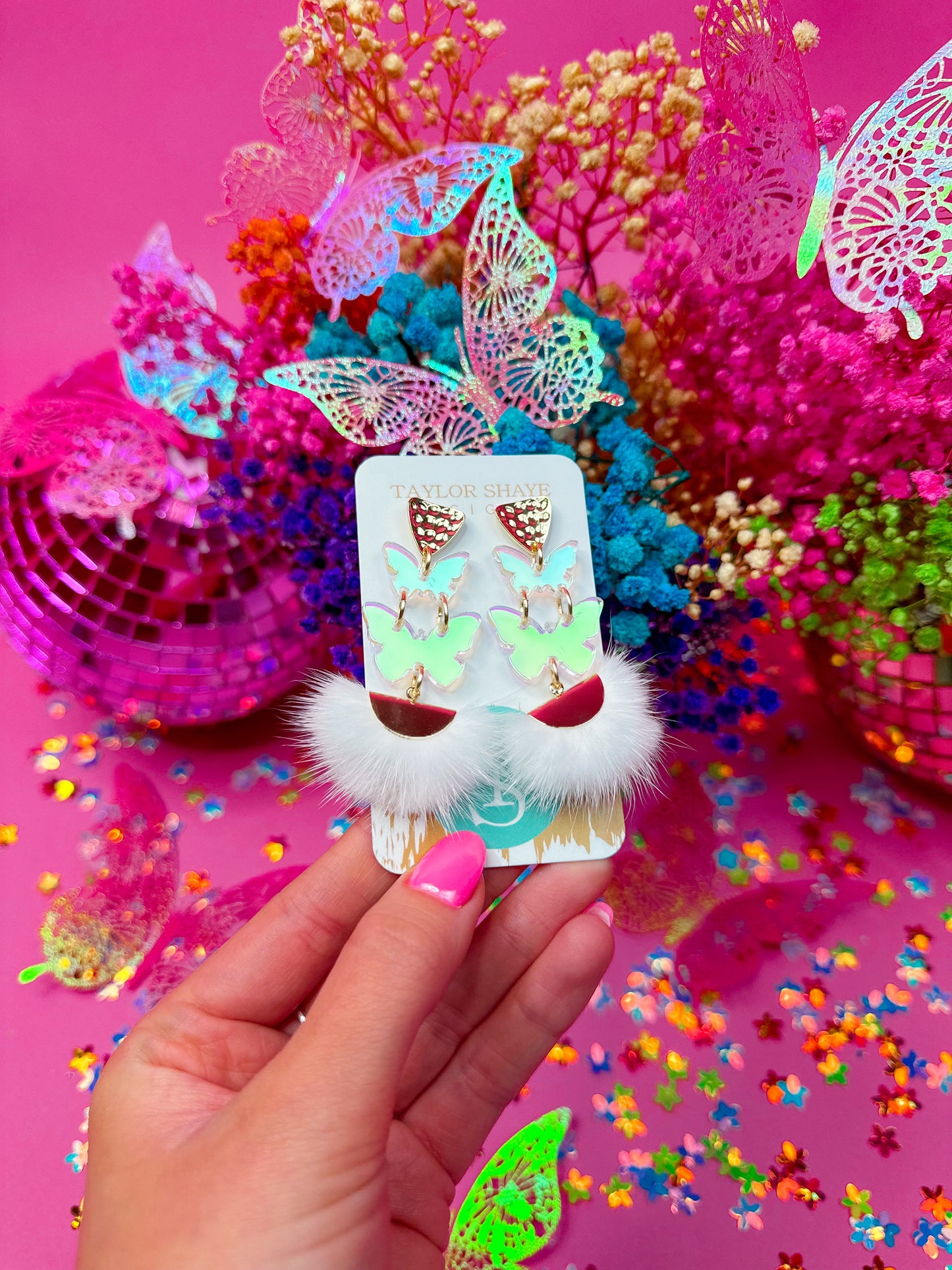 Double Butterfly Tassels