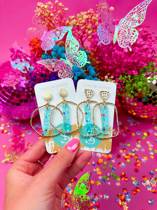 Blue McCall Stick Hoops