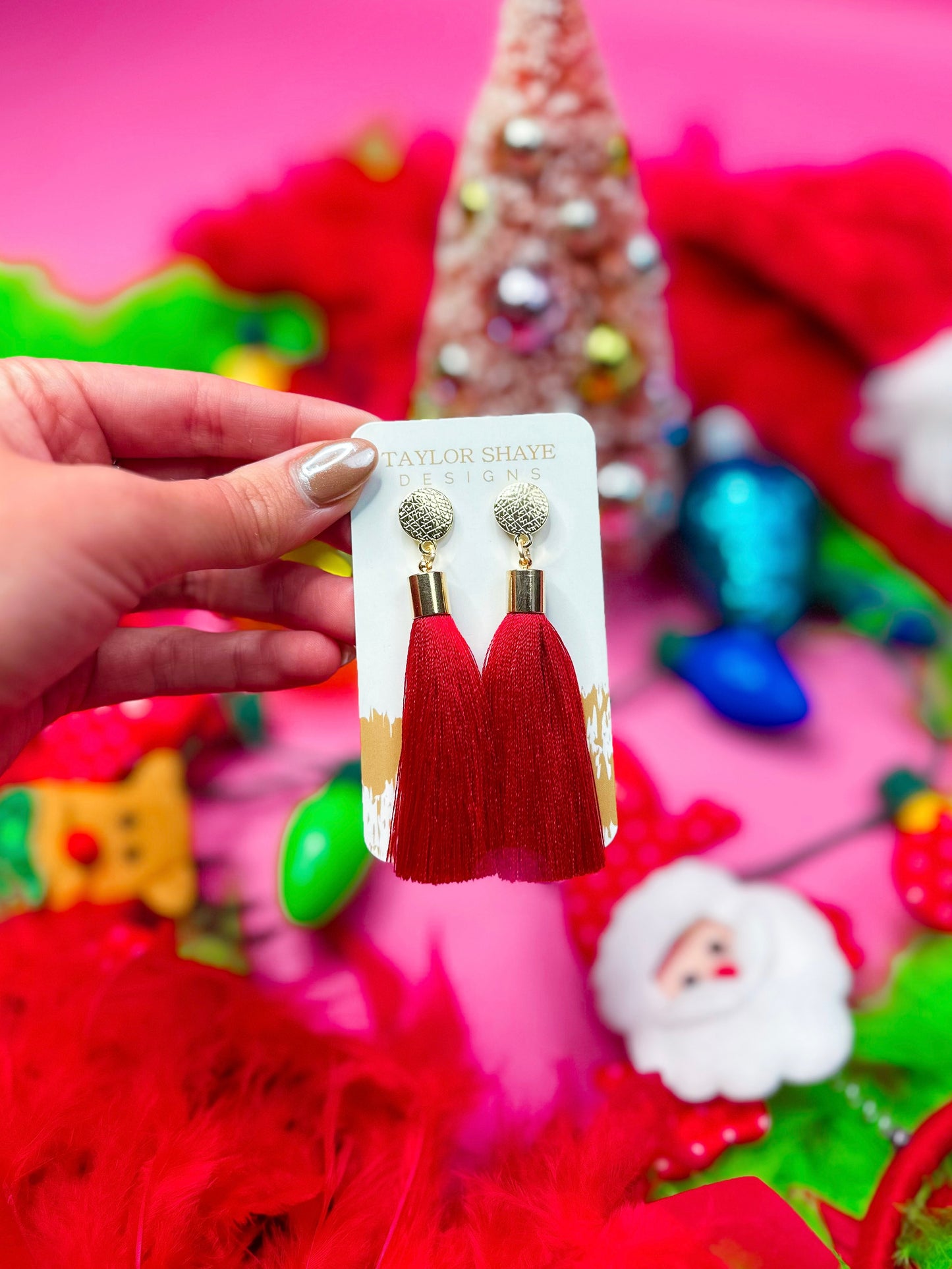 Royal Blue Silk Tassels