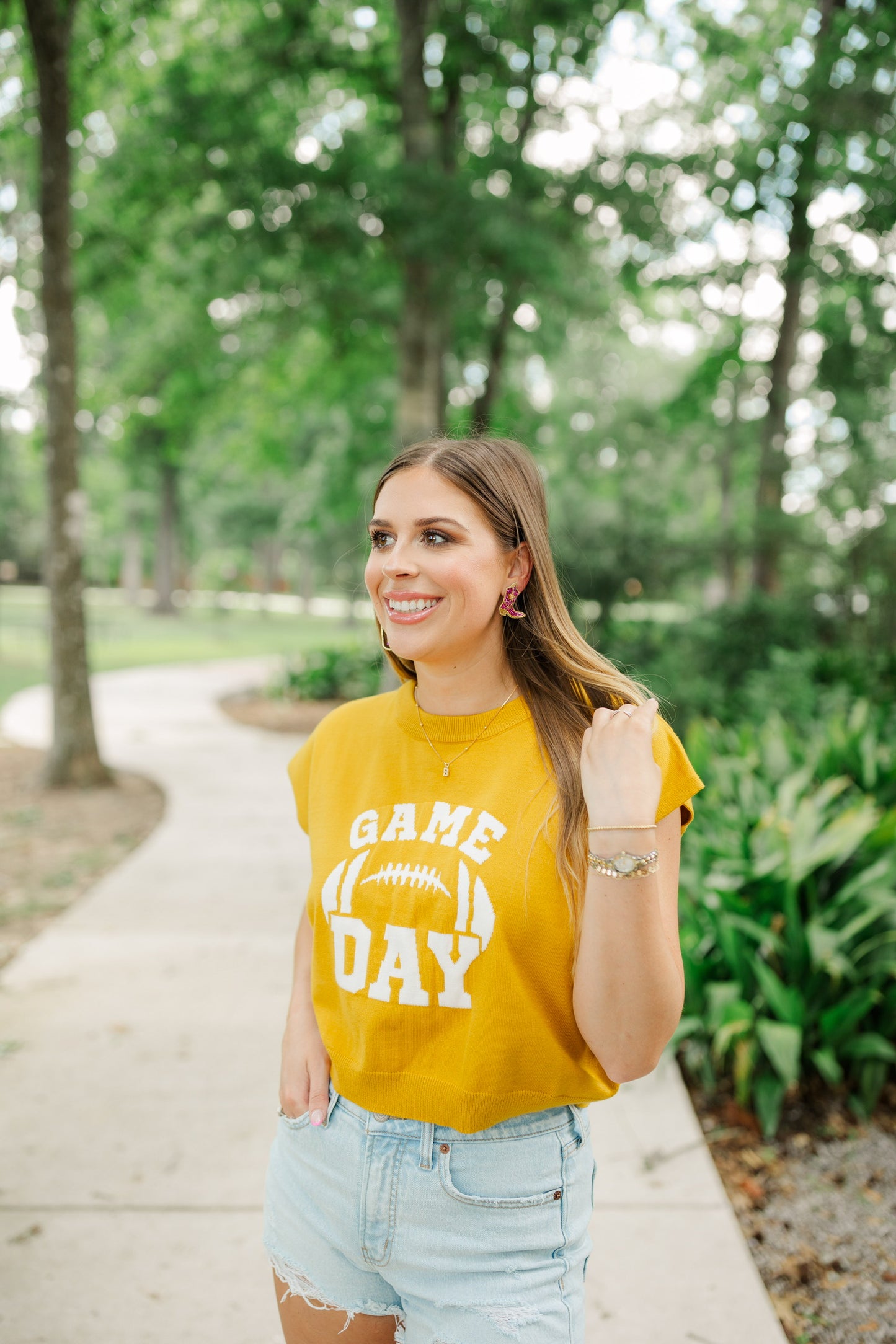 Purple/Gold Star Boot Stud
