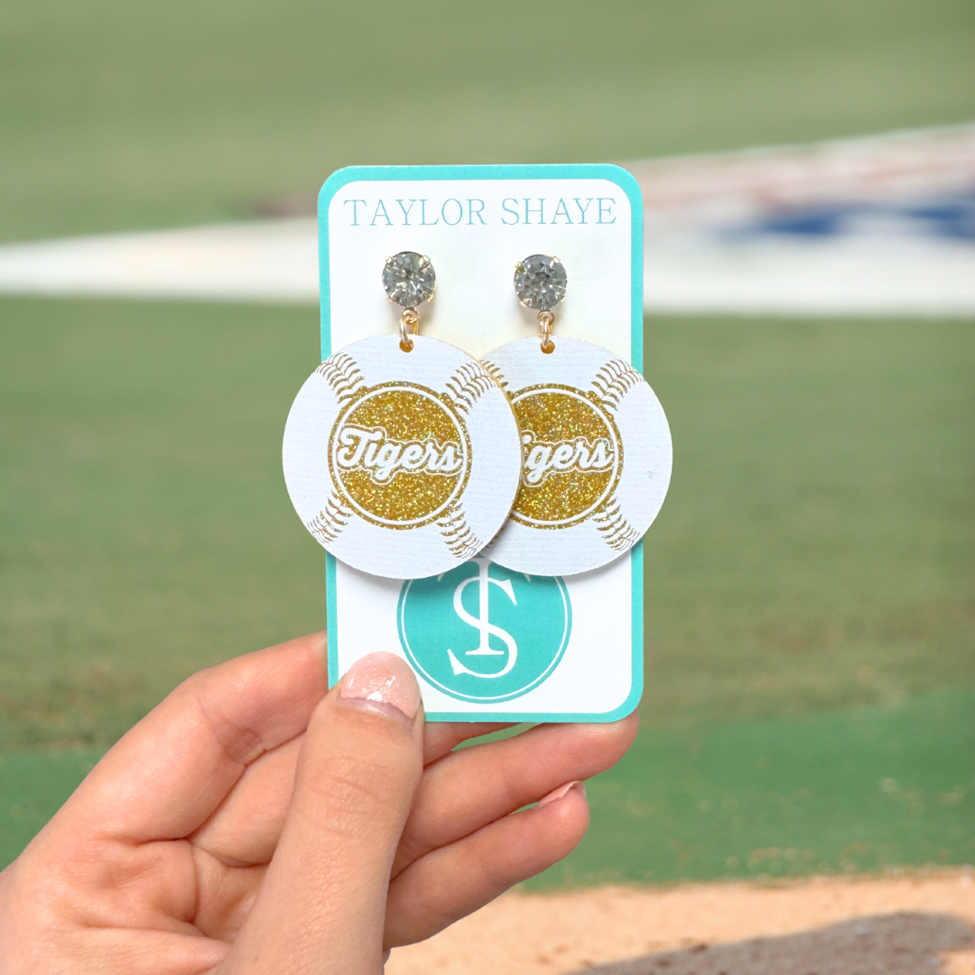 Tiger Acrylic Baseballs