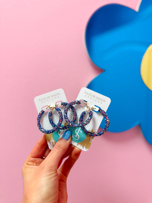 Glitter Hoops