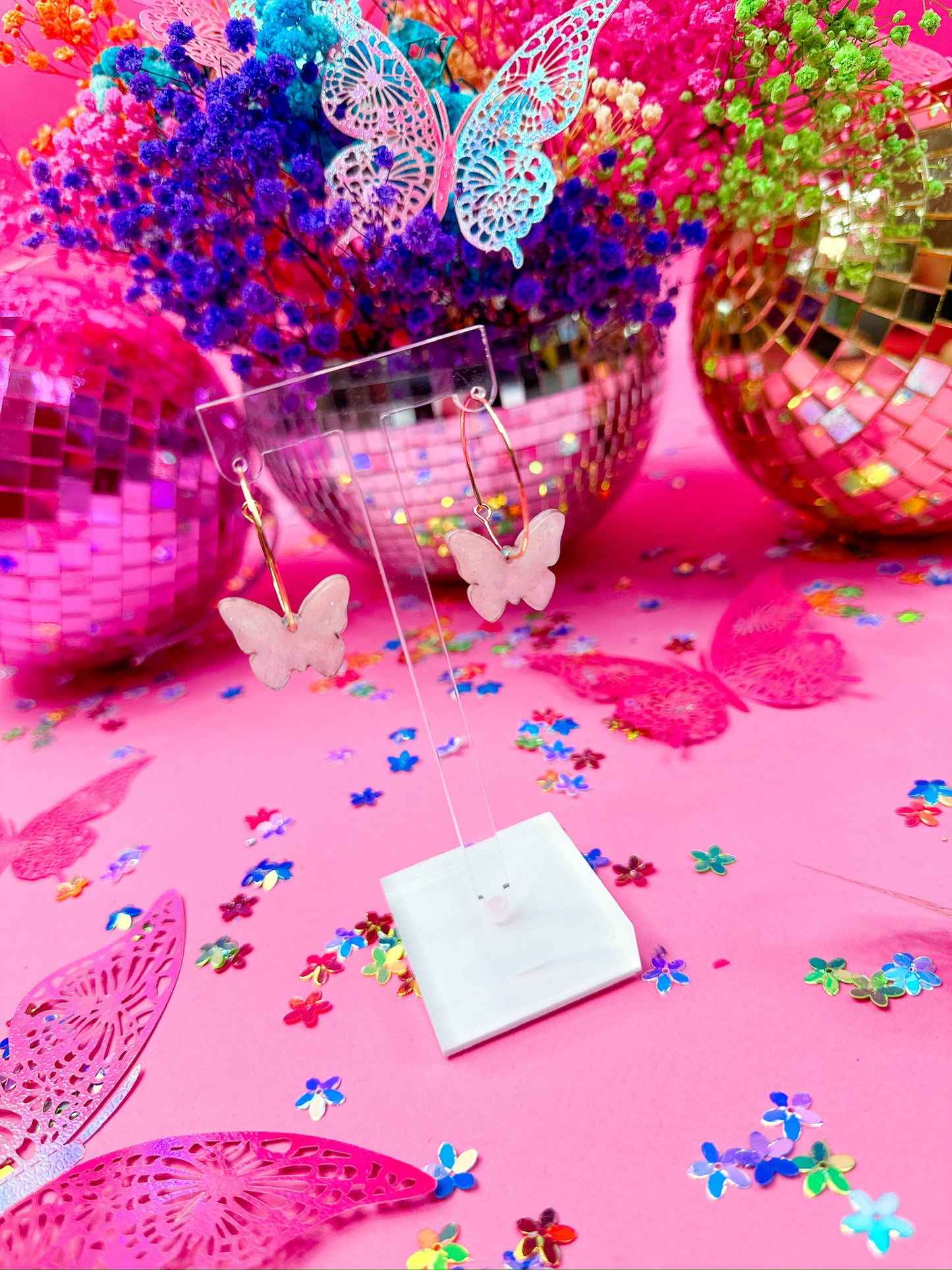 Lola Butterfly Hoops