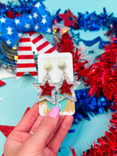 Load image into Gallery viewer, God Bless the USA Star Drops
