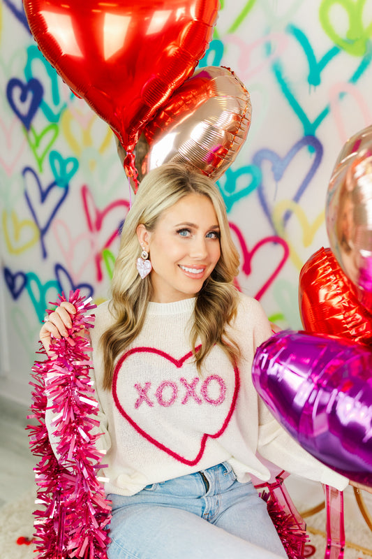 Sweetie Acrylic Heart Drops