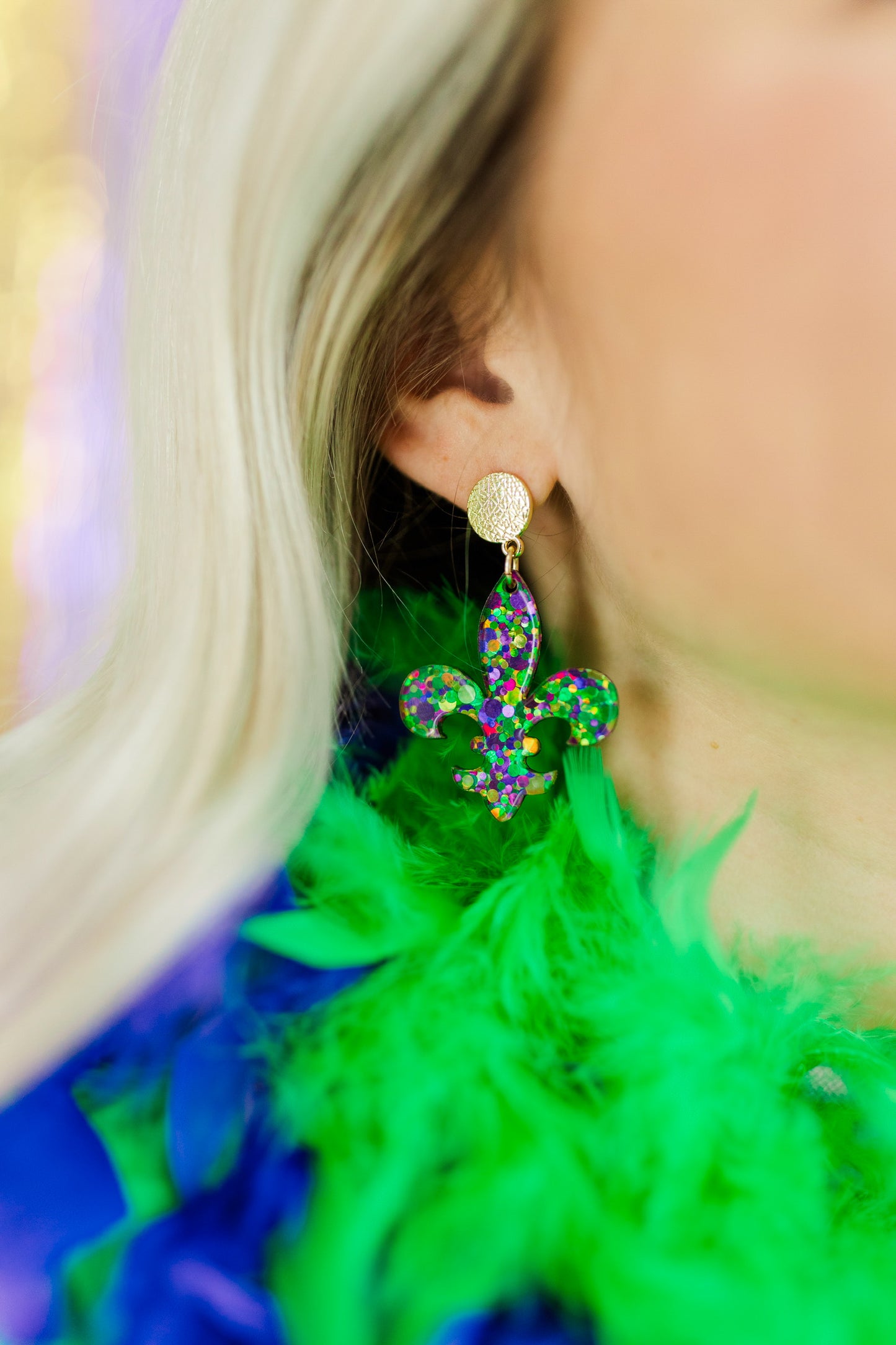 Mardi Sequin Fleur-de-Lis
