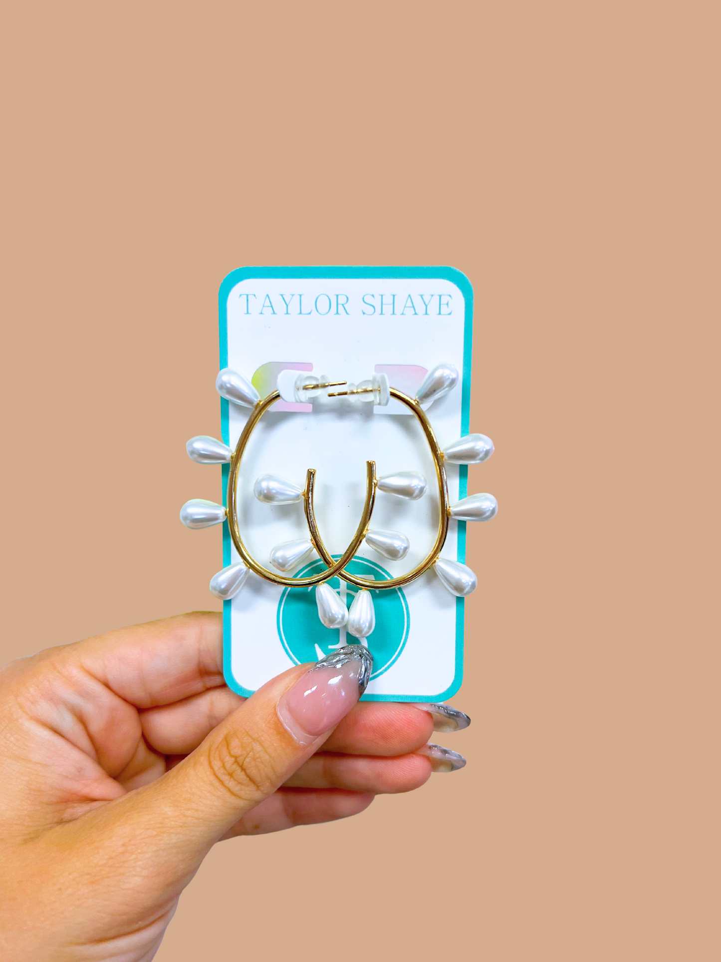 Neutral Bianca Hoops