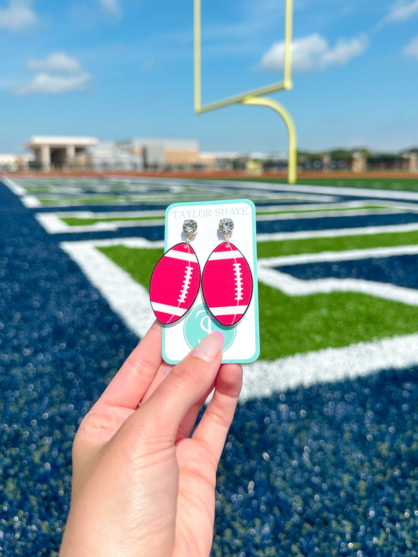 Red Acrylic Footballs