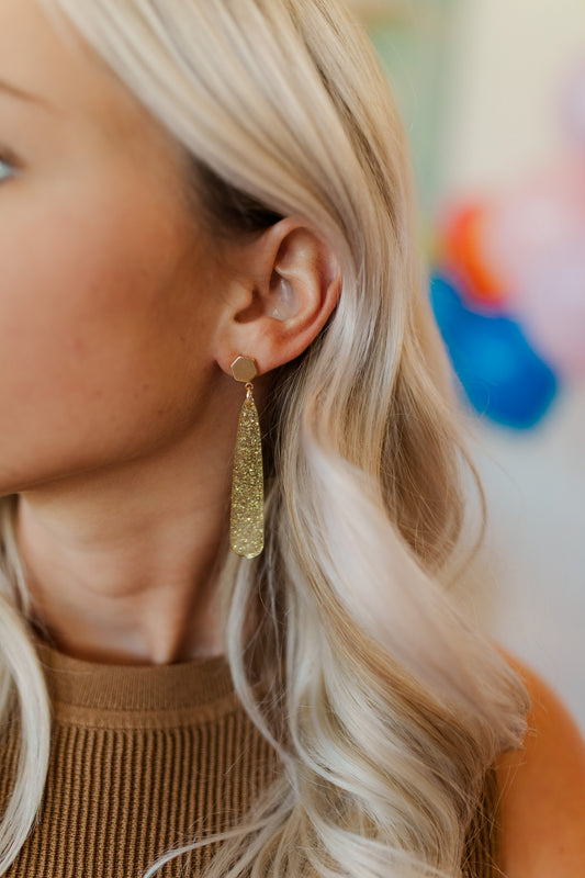 Light Gold Glitter Timmy Drops