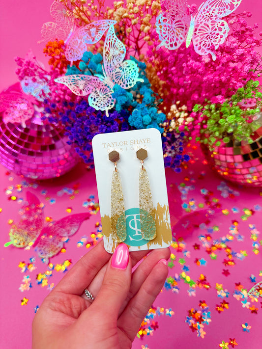 Light Gold Glitter Timmy Drops