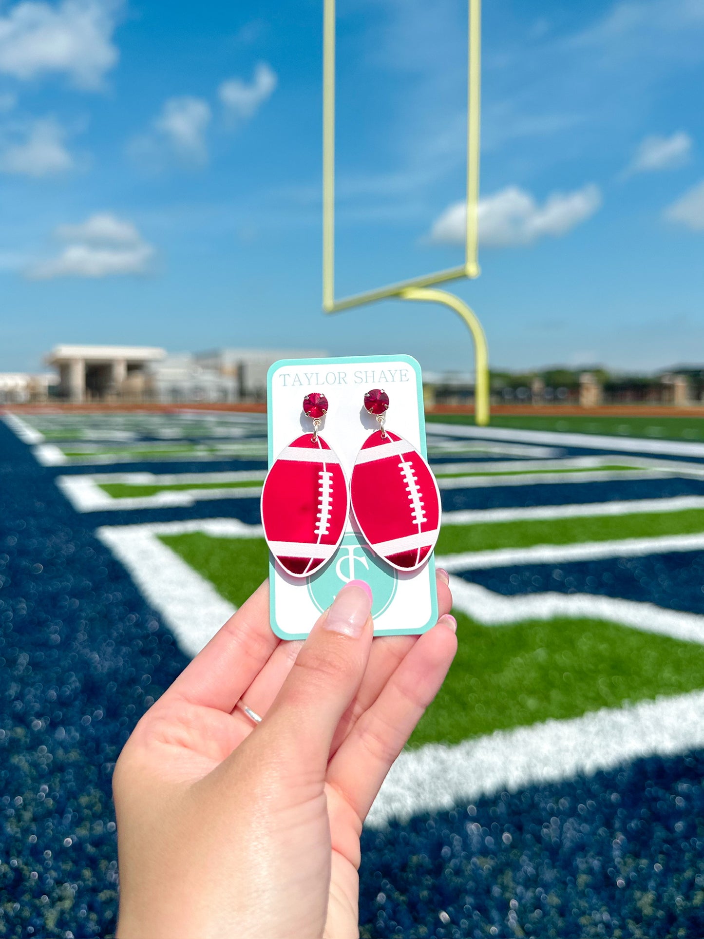 Red Acrylic Footballs