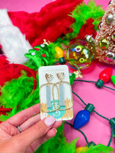 Load image into Gallery viewer, Holiday Rectangle Stick Hoops
