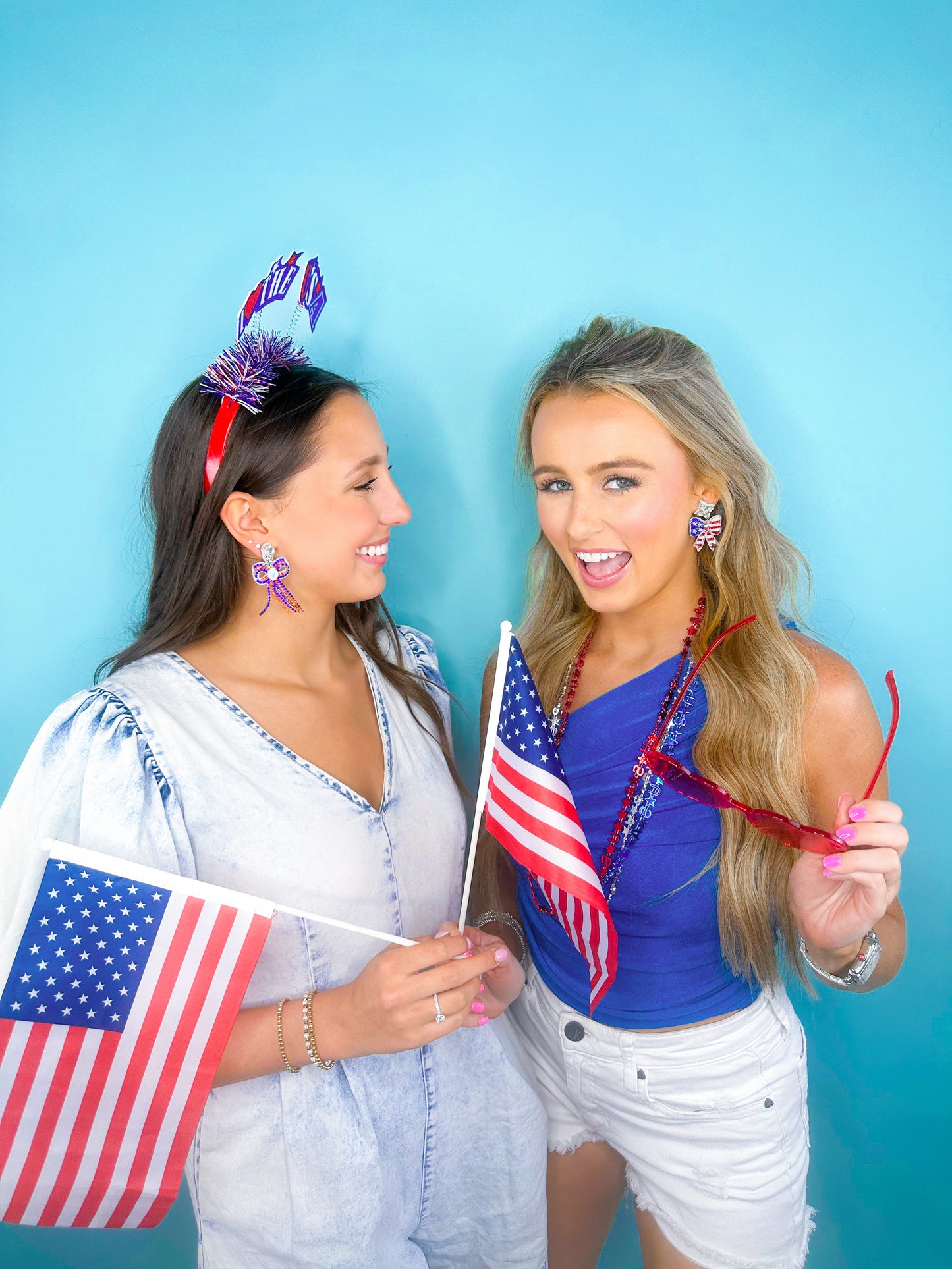 Patriotic Glam Bows