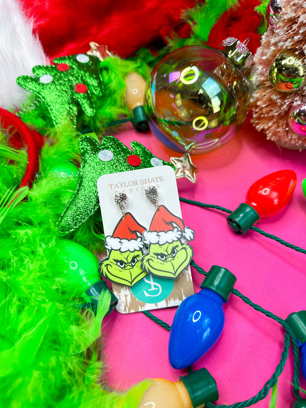 The, The, The.... THE GRINCH Earrings (PRE-ORDER)