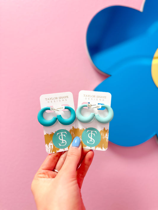 Colorful Kennedi Hoops