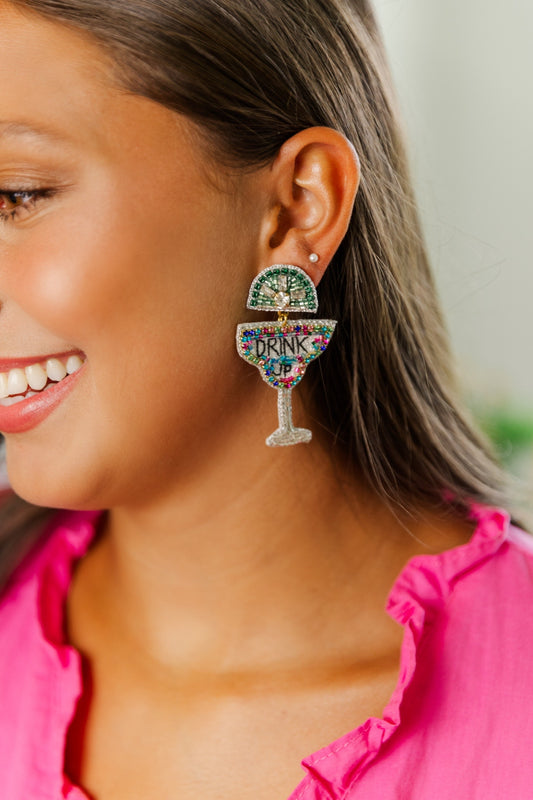 Drink Up Beaded Drops