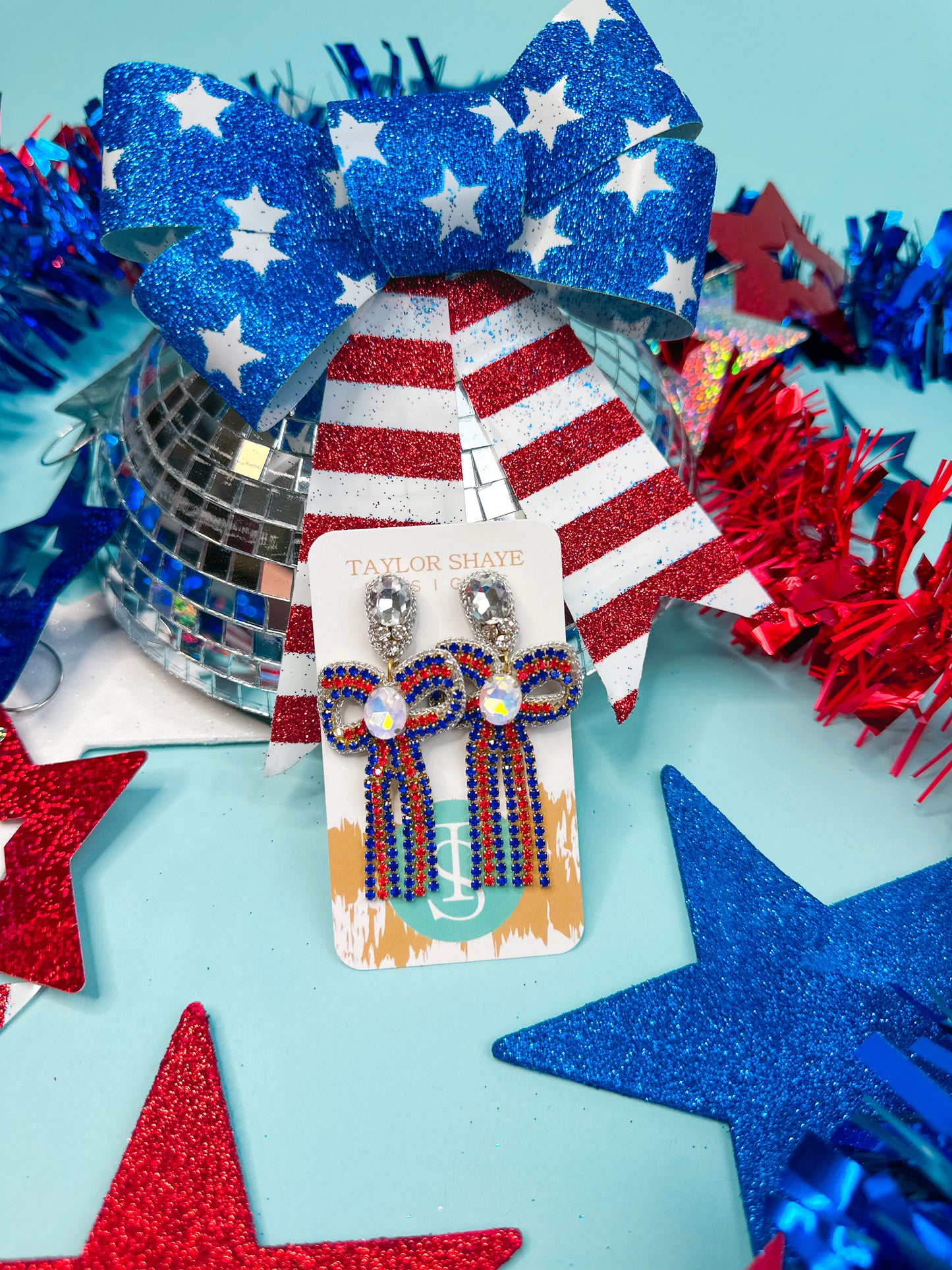 Patriotic Glam Bows
