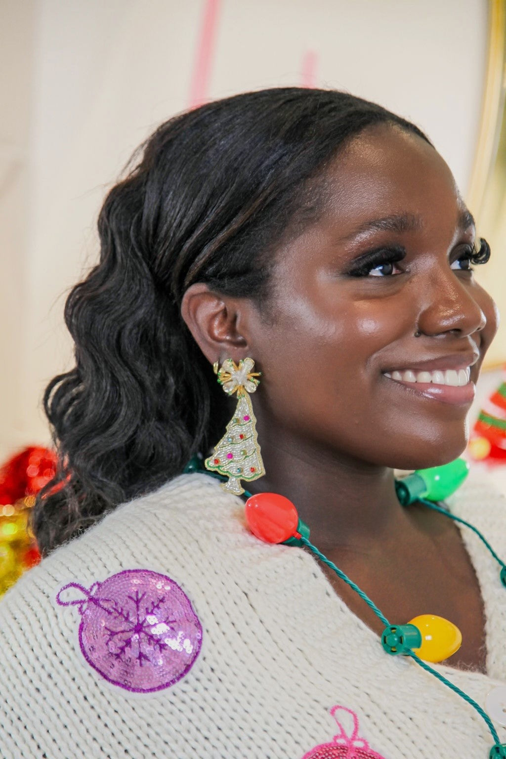 Beaded Colorful Christmas Tree