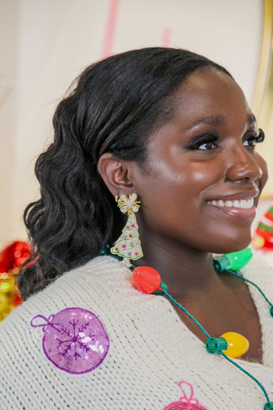 Beaded Colorful Christmas Tree