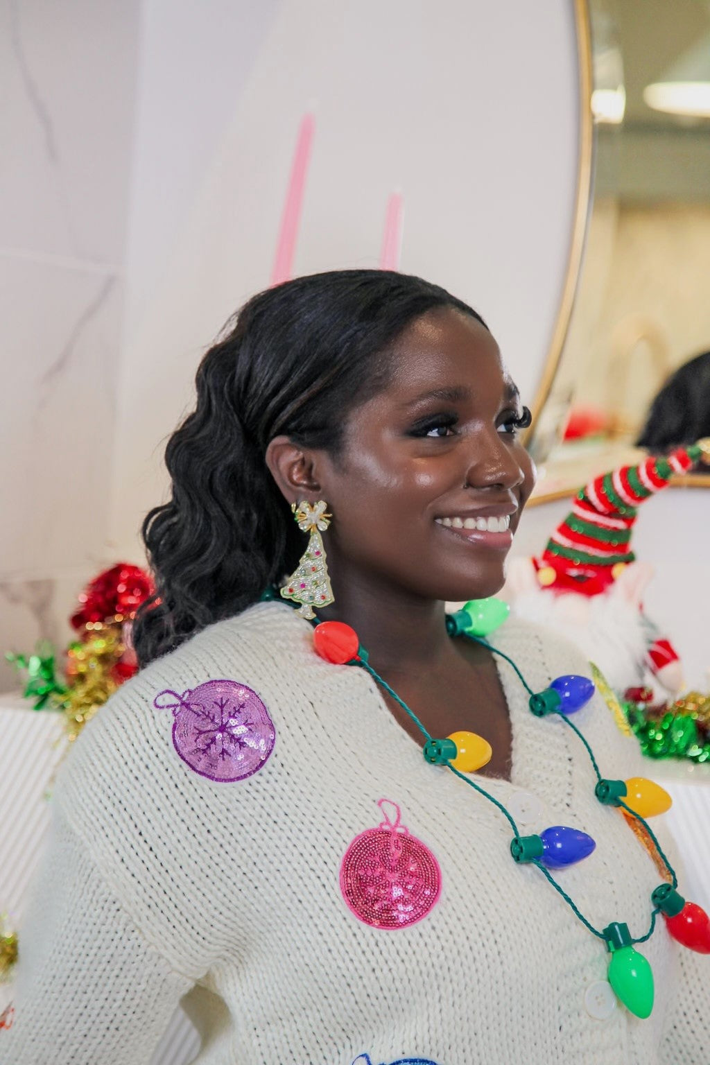 Beaded Colorful Christmas Tree