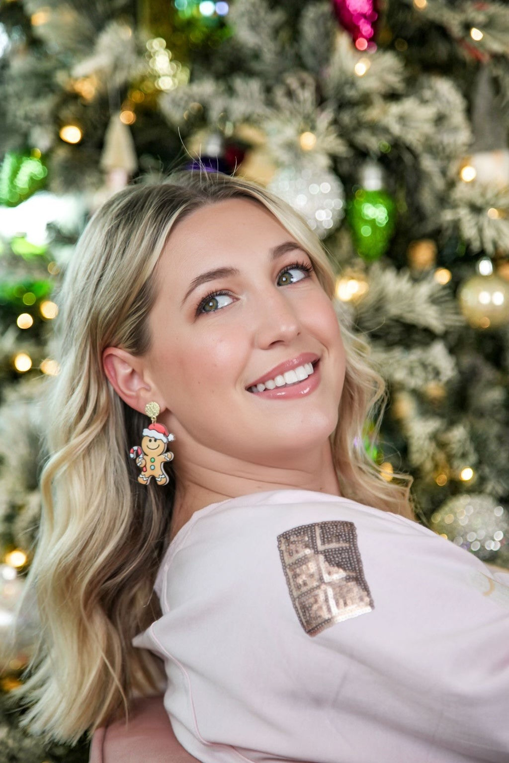 Acrylic Gingerbread Man Drops