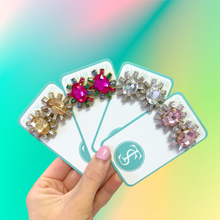 Load image into Gallery viewer, Crystal Oval Stud
