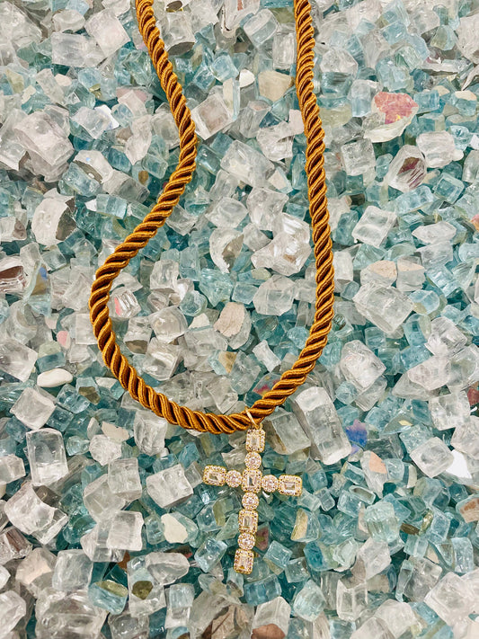 Dark Brown Rope Necklace