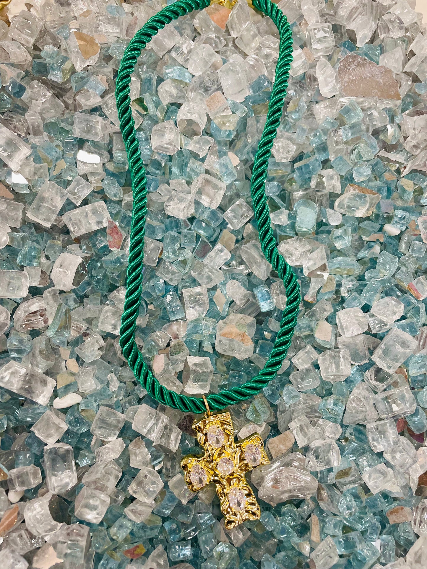 Green Rope Necklace
