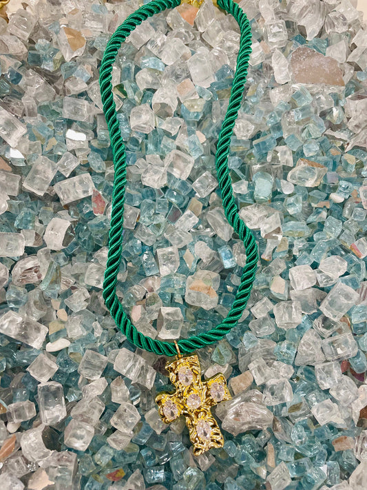 Green Rope Necklace