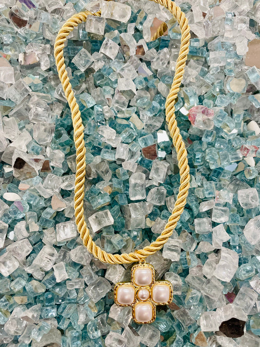 Light Gold Rope Necklace