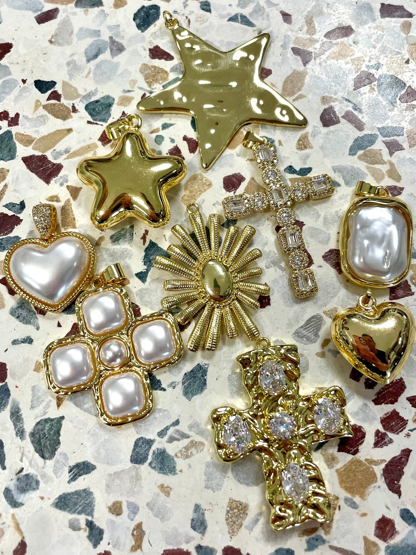 White Stripe Scarf Necklace