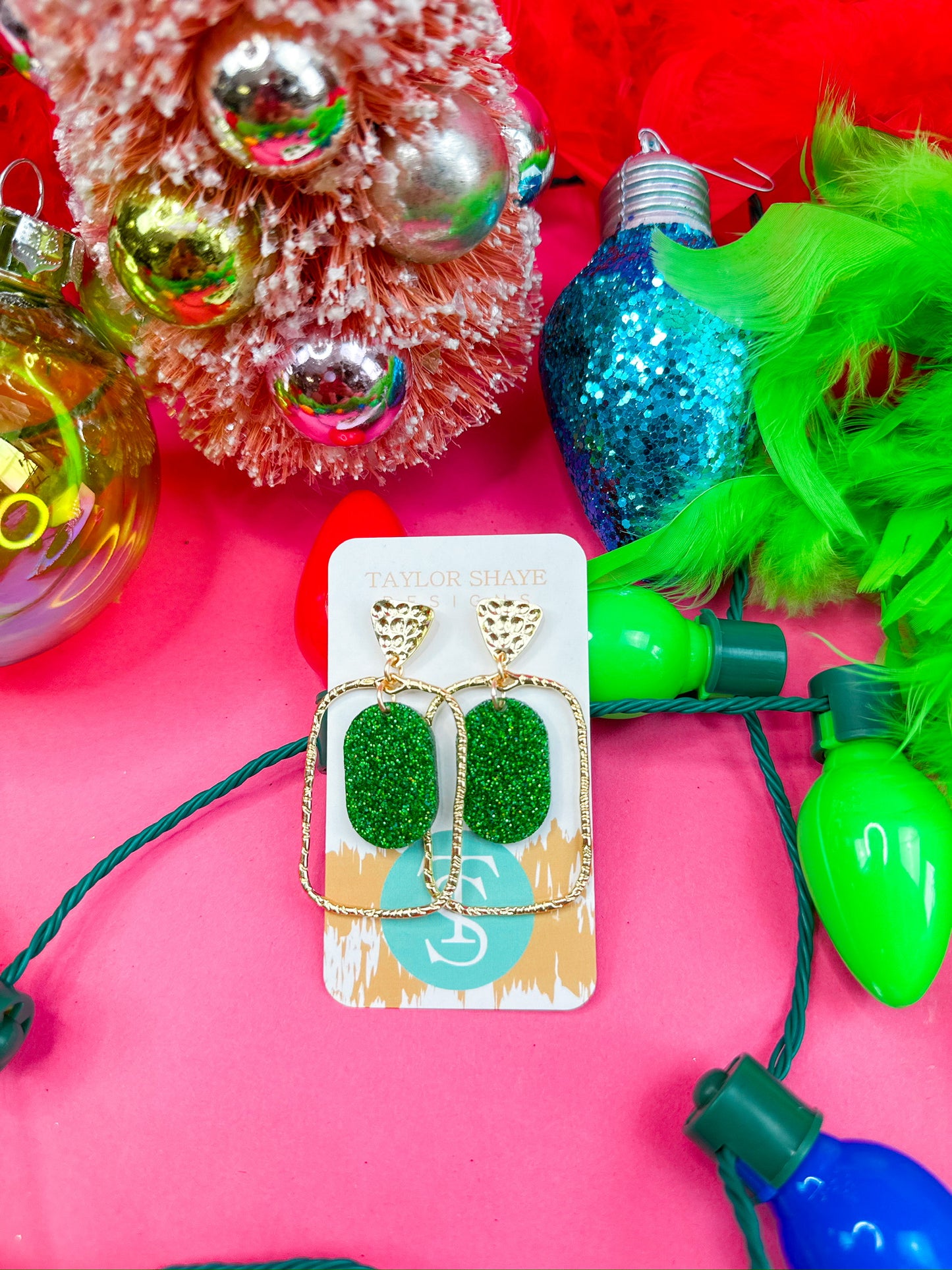 Christmas Oval Hoops