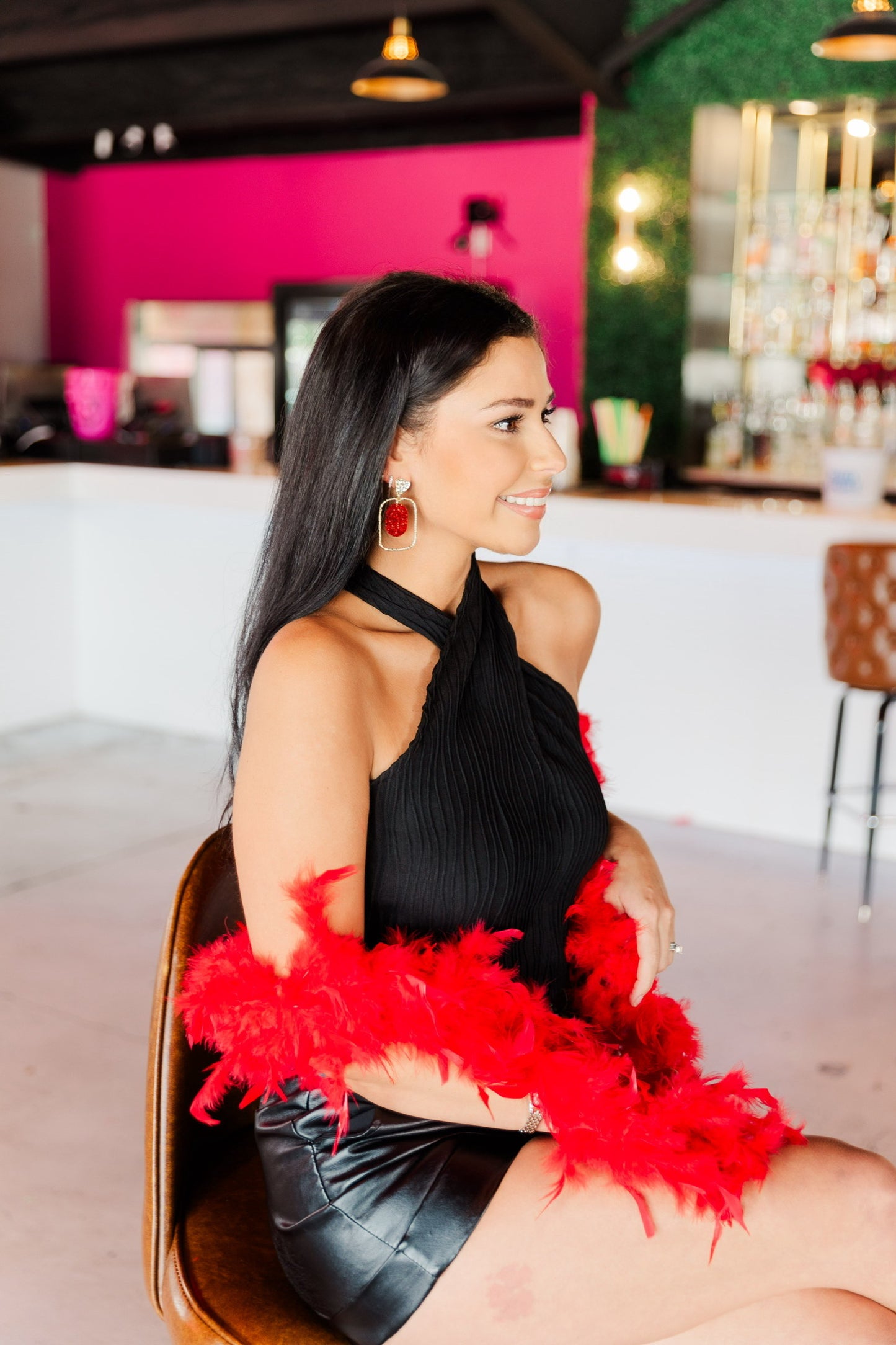 Christmas Oval Hoops