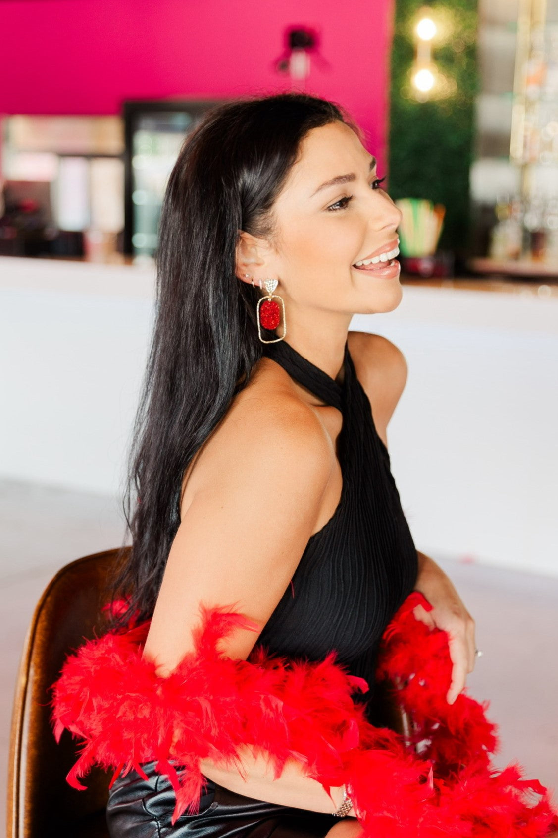 Christmas Oval Hoops