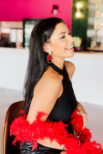 Load image into Gallery viewer, Christmas Oval Hoops
