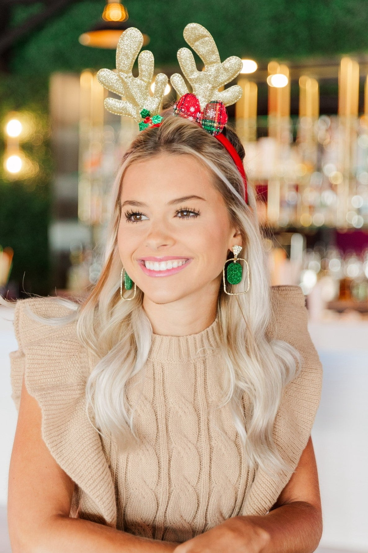 Christmas Oval Hoops