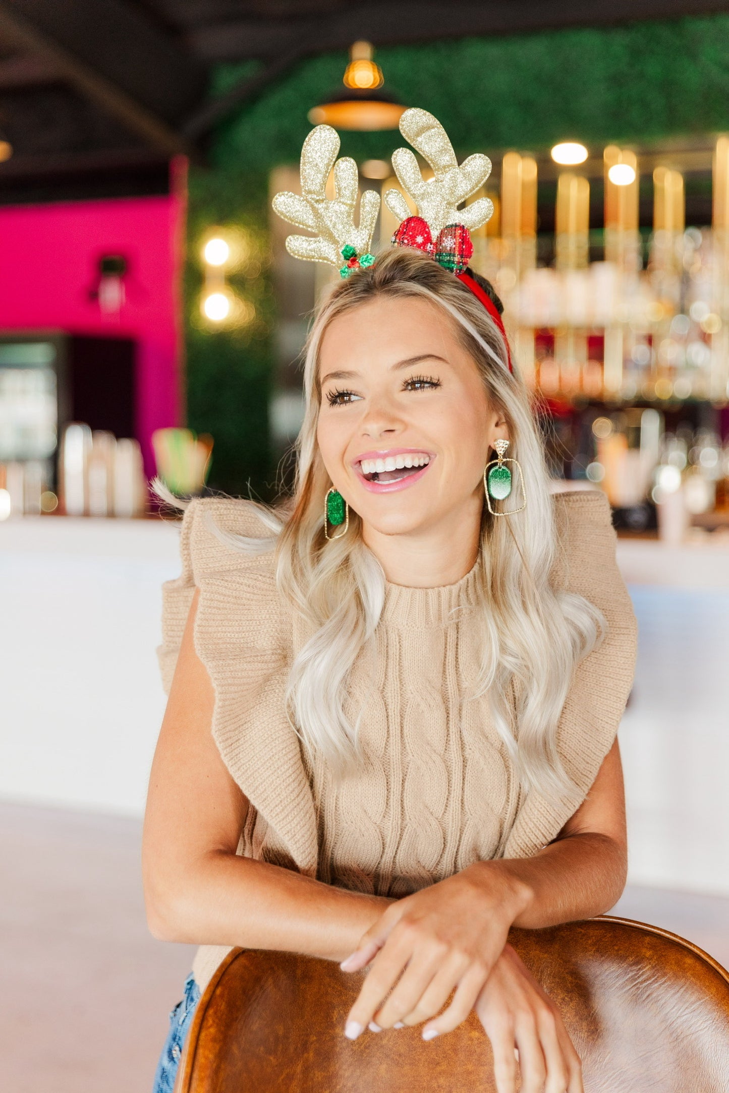 Christmas Oval Hoops