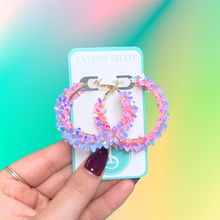 Load image into Gallery viewer, Lily Flower Hoops
