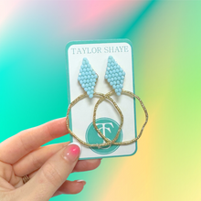 Load image into Gallery viewer, Colorful Callie Hoops

