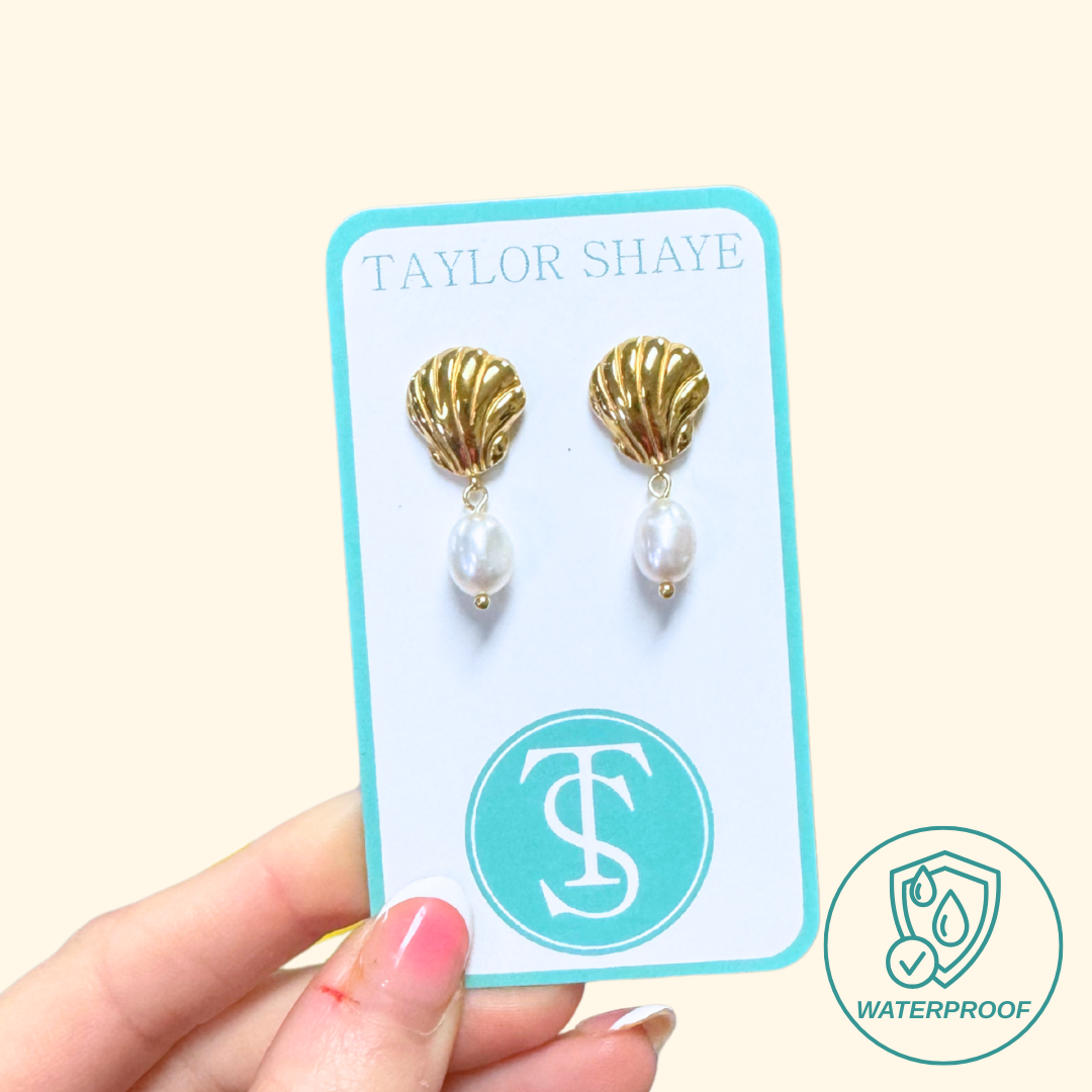 Shell & Pearl Studs